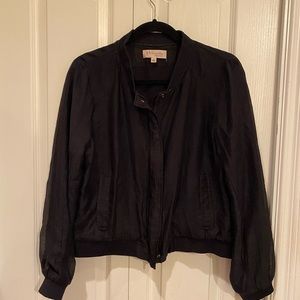 EUC Philosophy republic clothing black zip up jacket